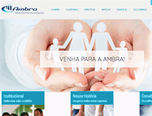Tablet Screenshot of ambra.org.br
